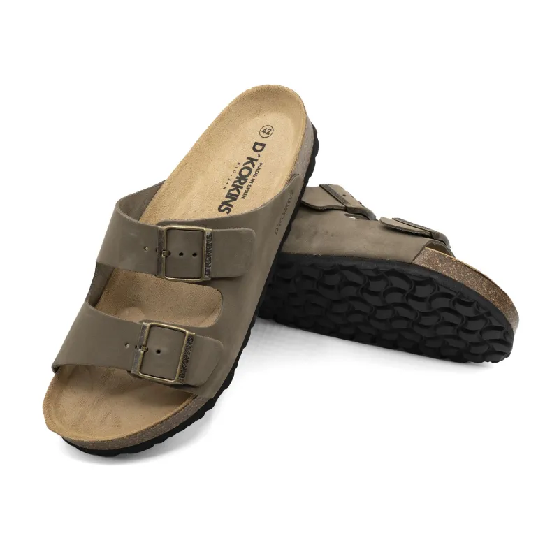 Paris hombre kaki nobuk