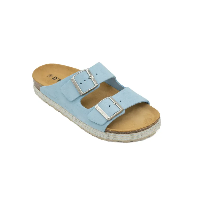 Paris trenza celeste plataforma serraje