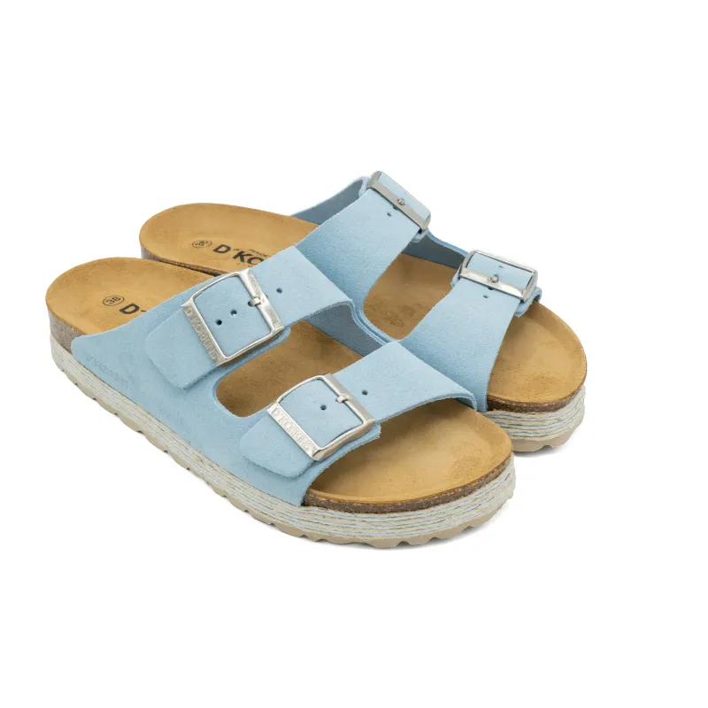 Paris trenza celeste plataforma serraje