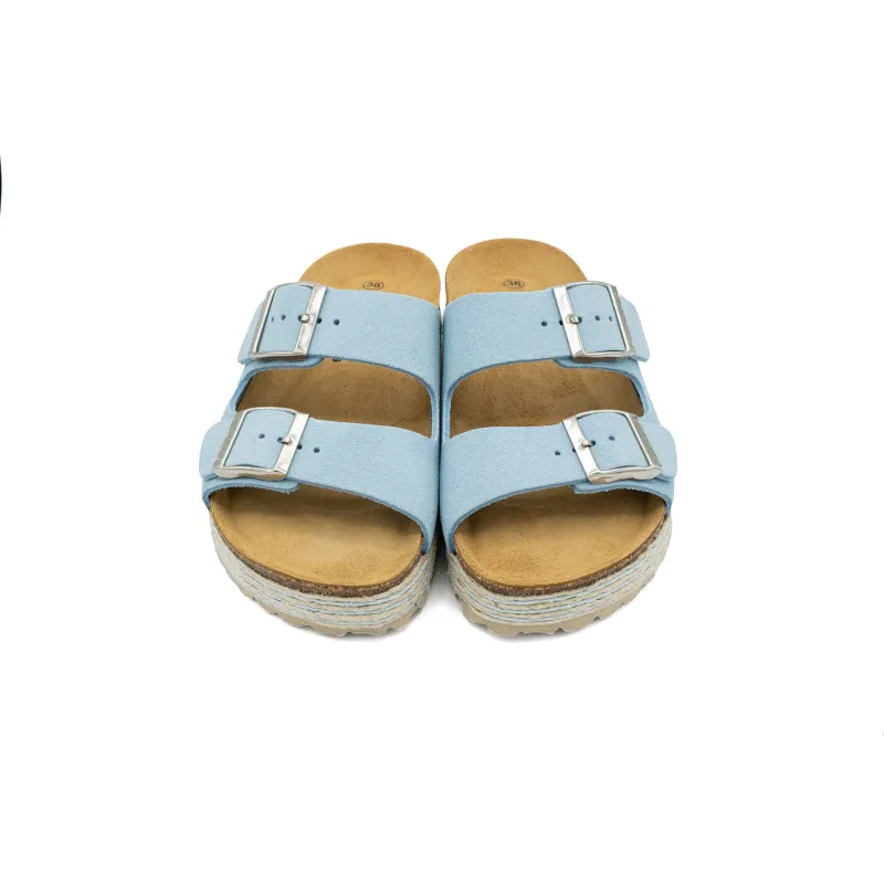 Paris trenza celeste plataforma serraje