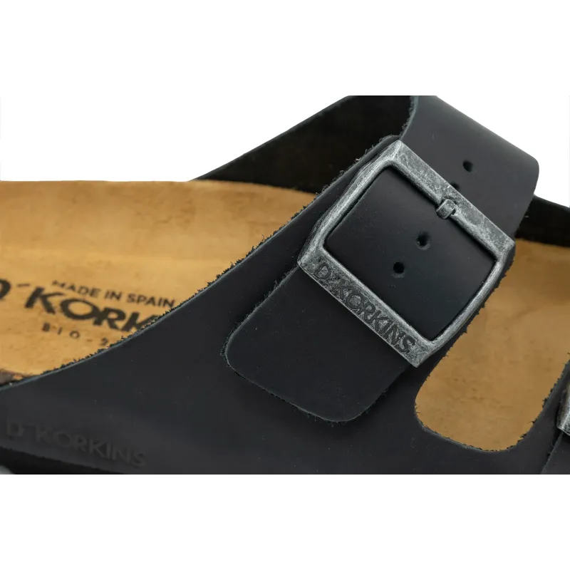 Paris negro cuero engrasado