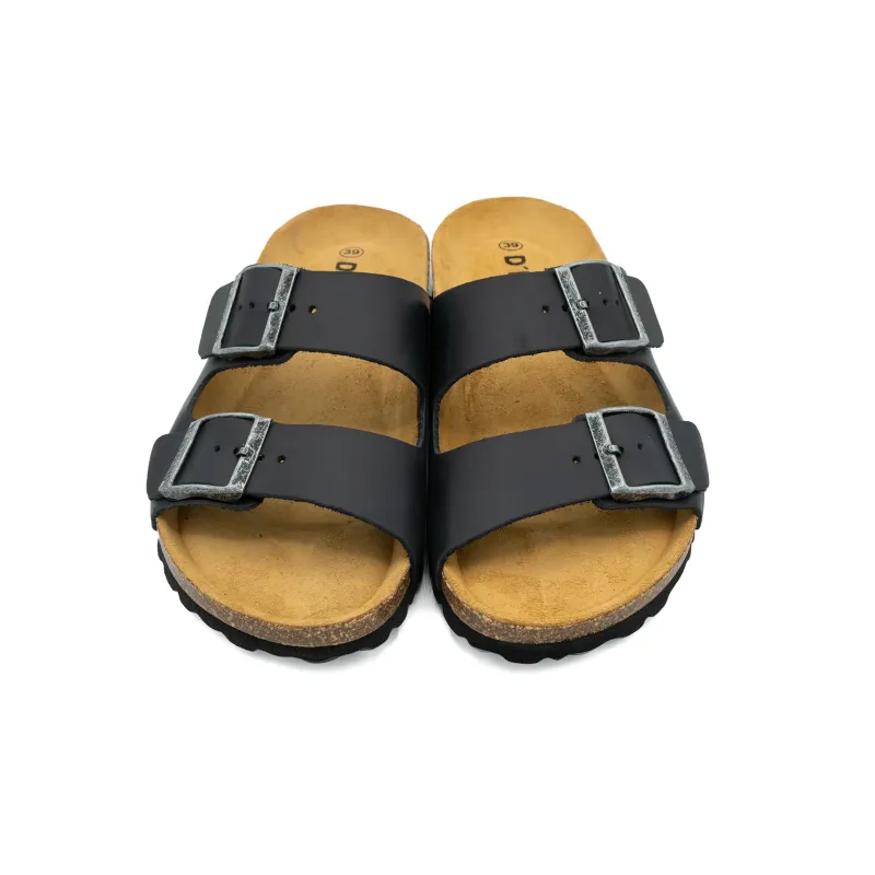 Paris negro cuero engrasado