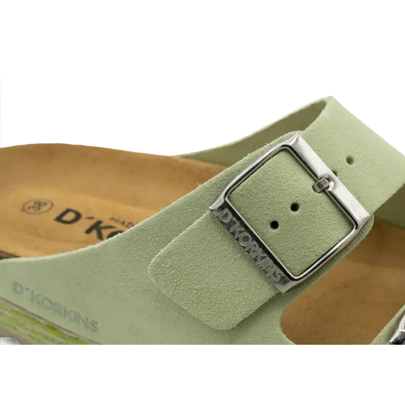 Paris trenza menta serraje plataforma