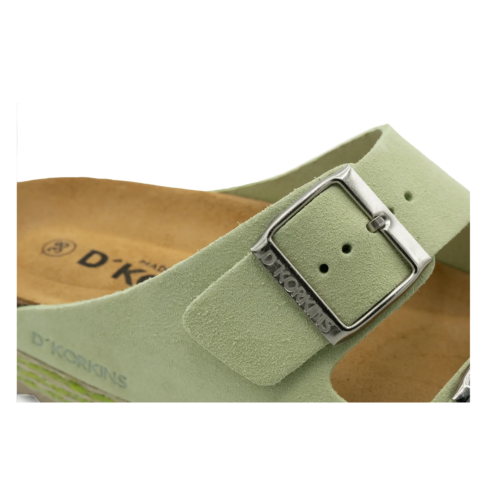 Paris trenza menta serraje plataforma