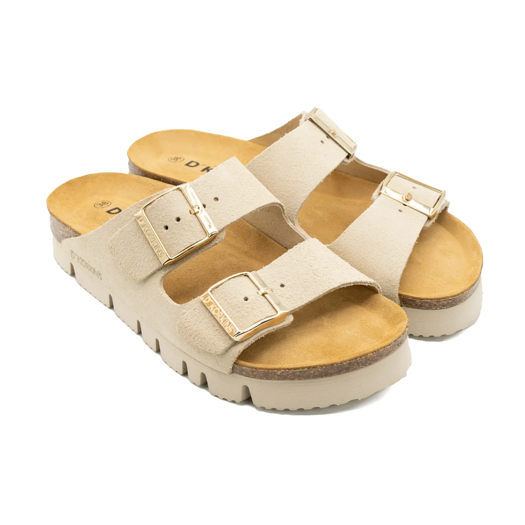 Paris beig nobuk plataforma